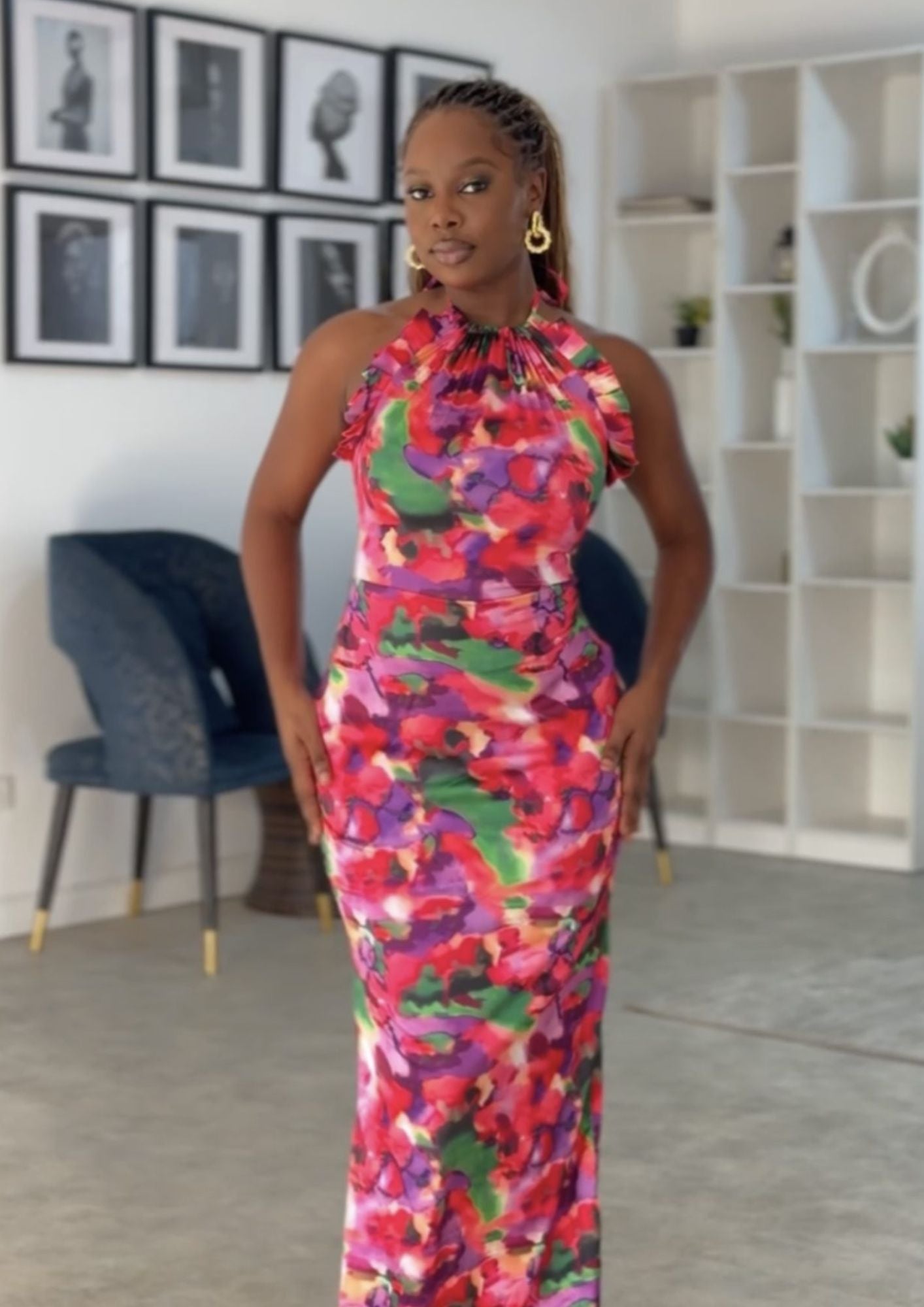 Alima Floral Dress