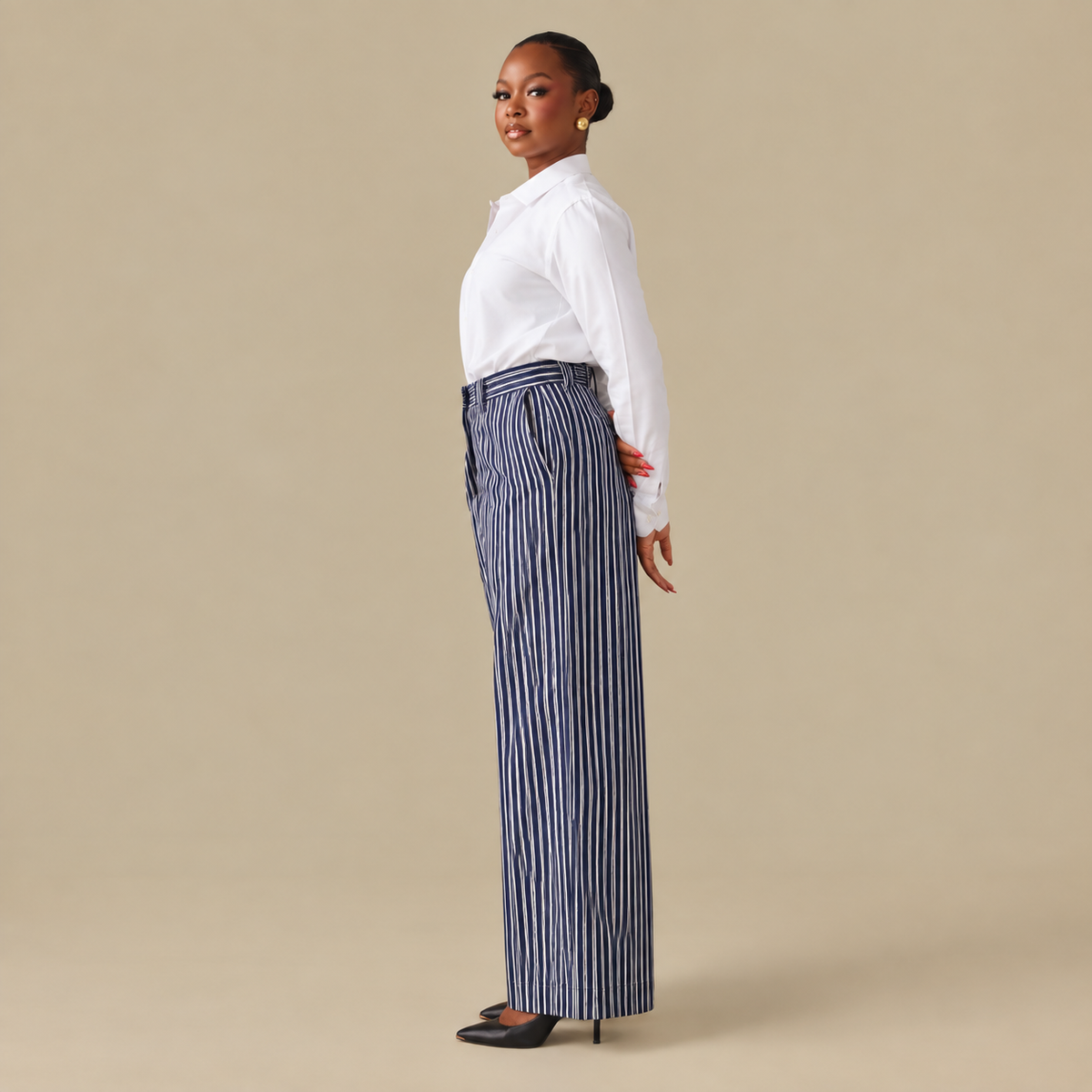 Fifi Pinstripe Trouser