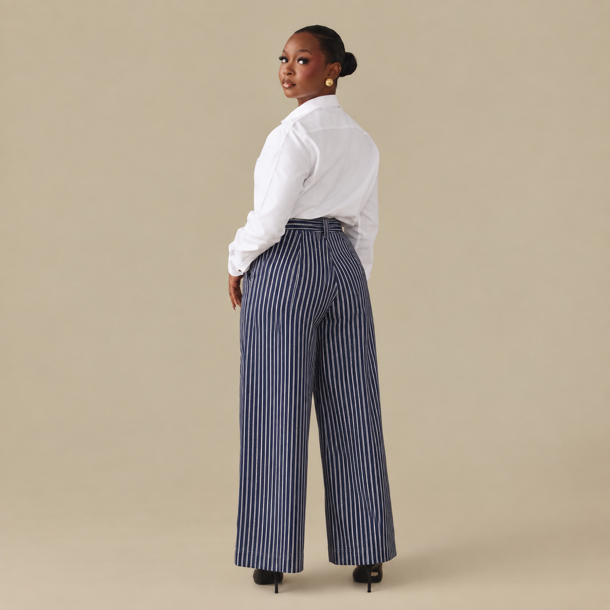 Fifi Pinstripe Trouser