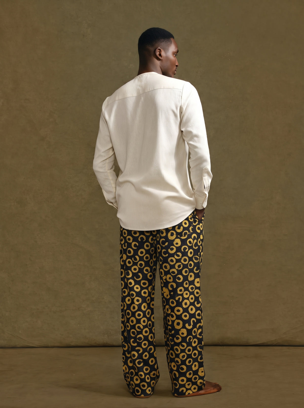 Men's Ankara Mix and Match Trouser
