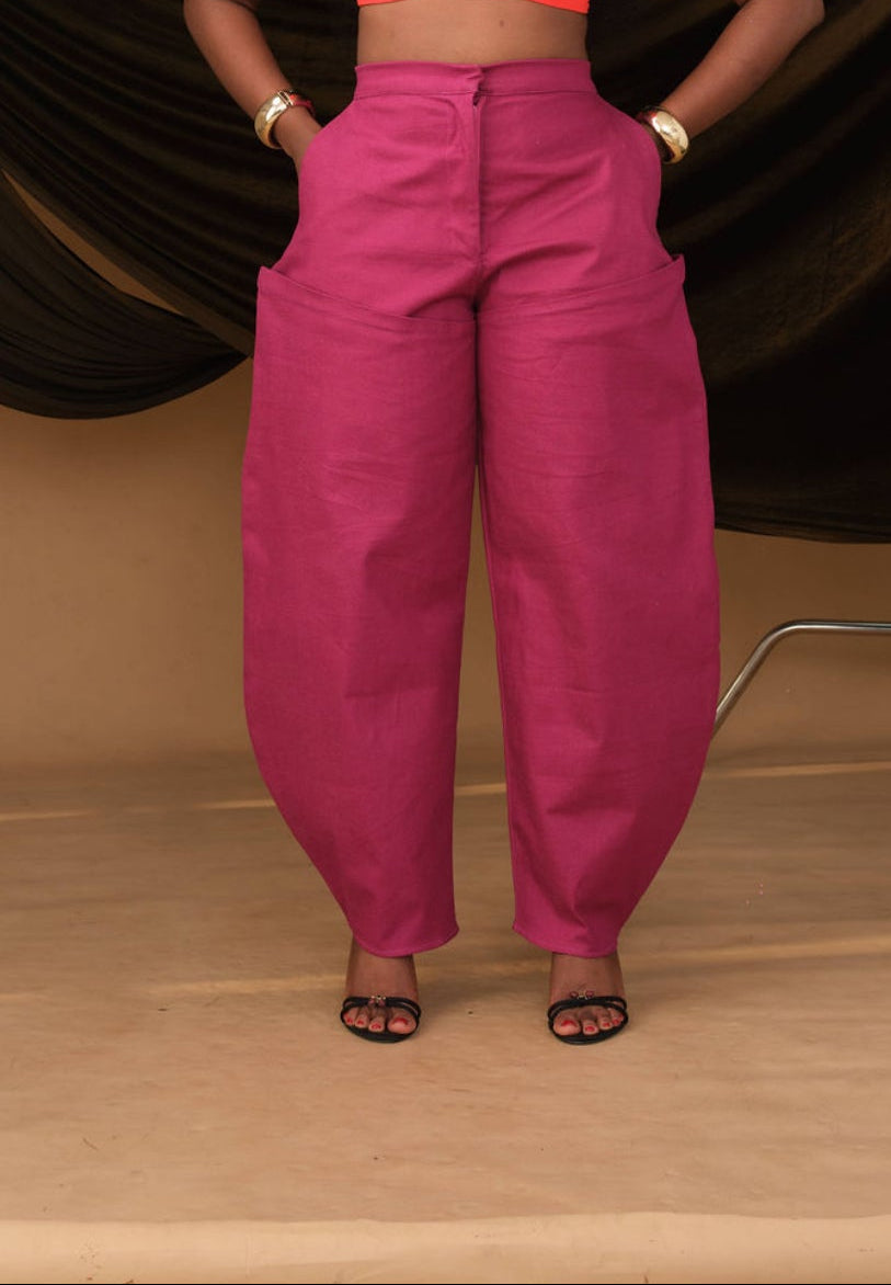 SL Signature barrel Denim Trouser