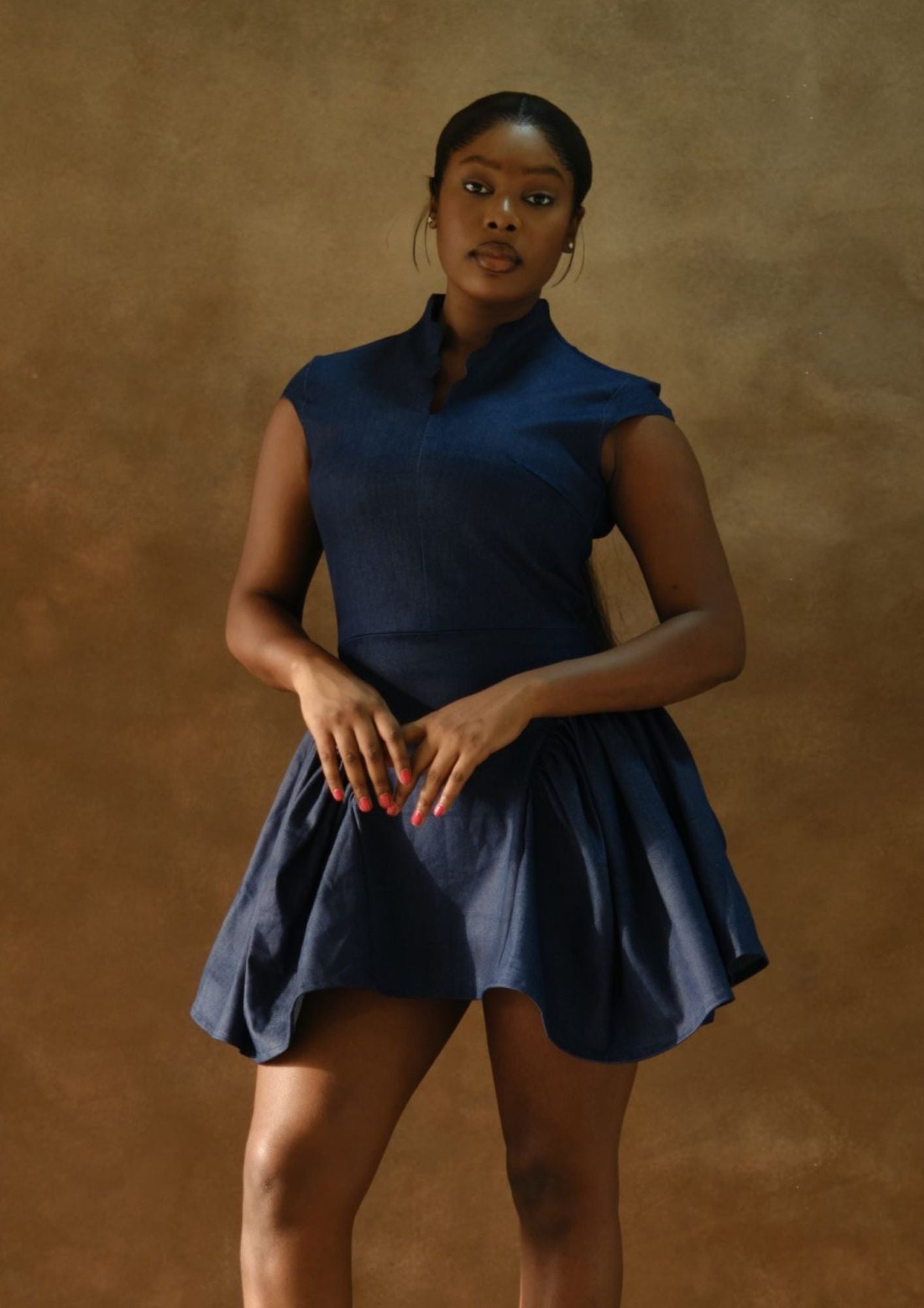 Teniola Mini Denim Dress