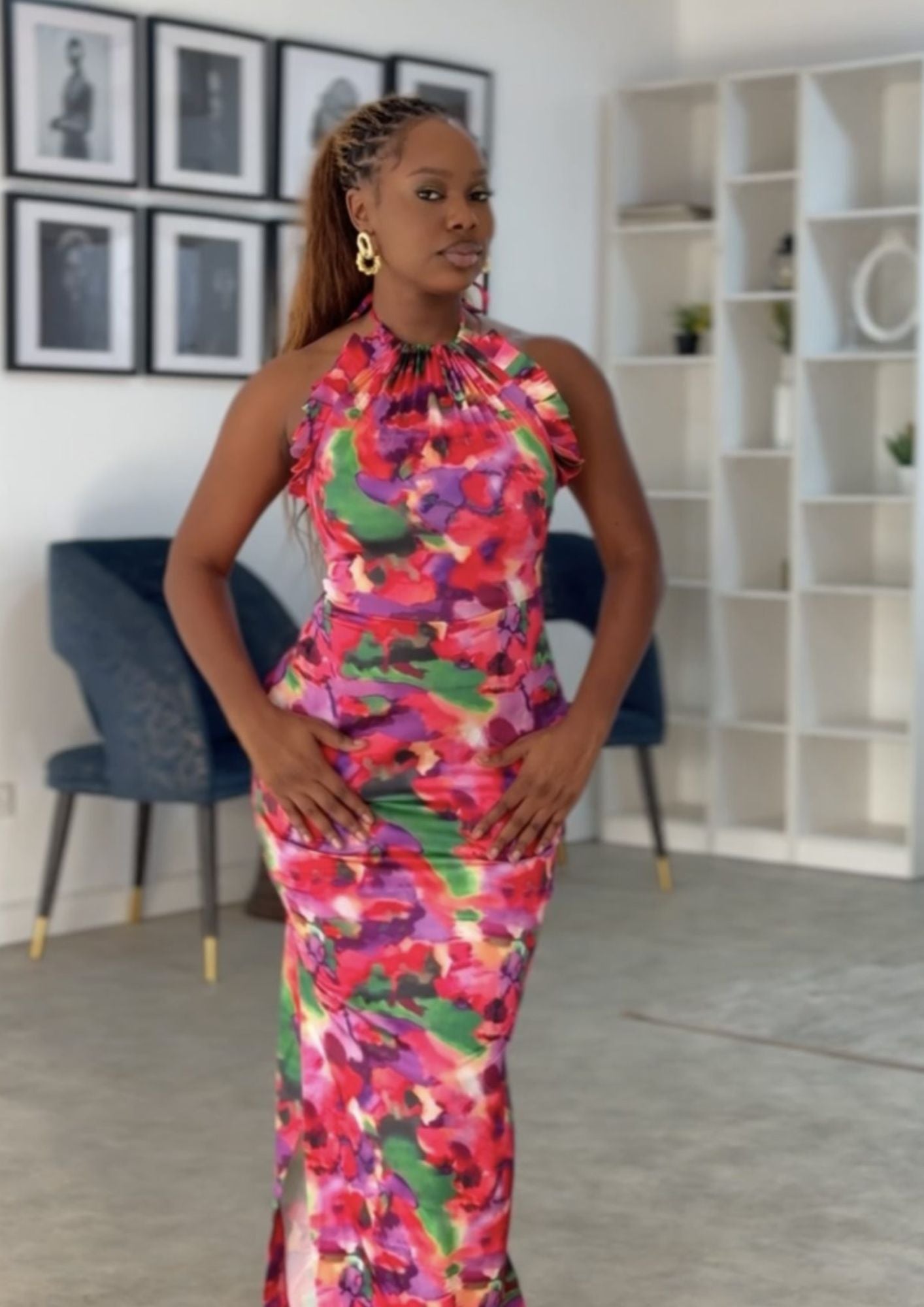 Alima Floral Dress