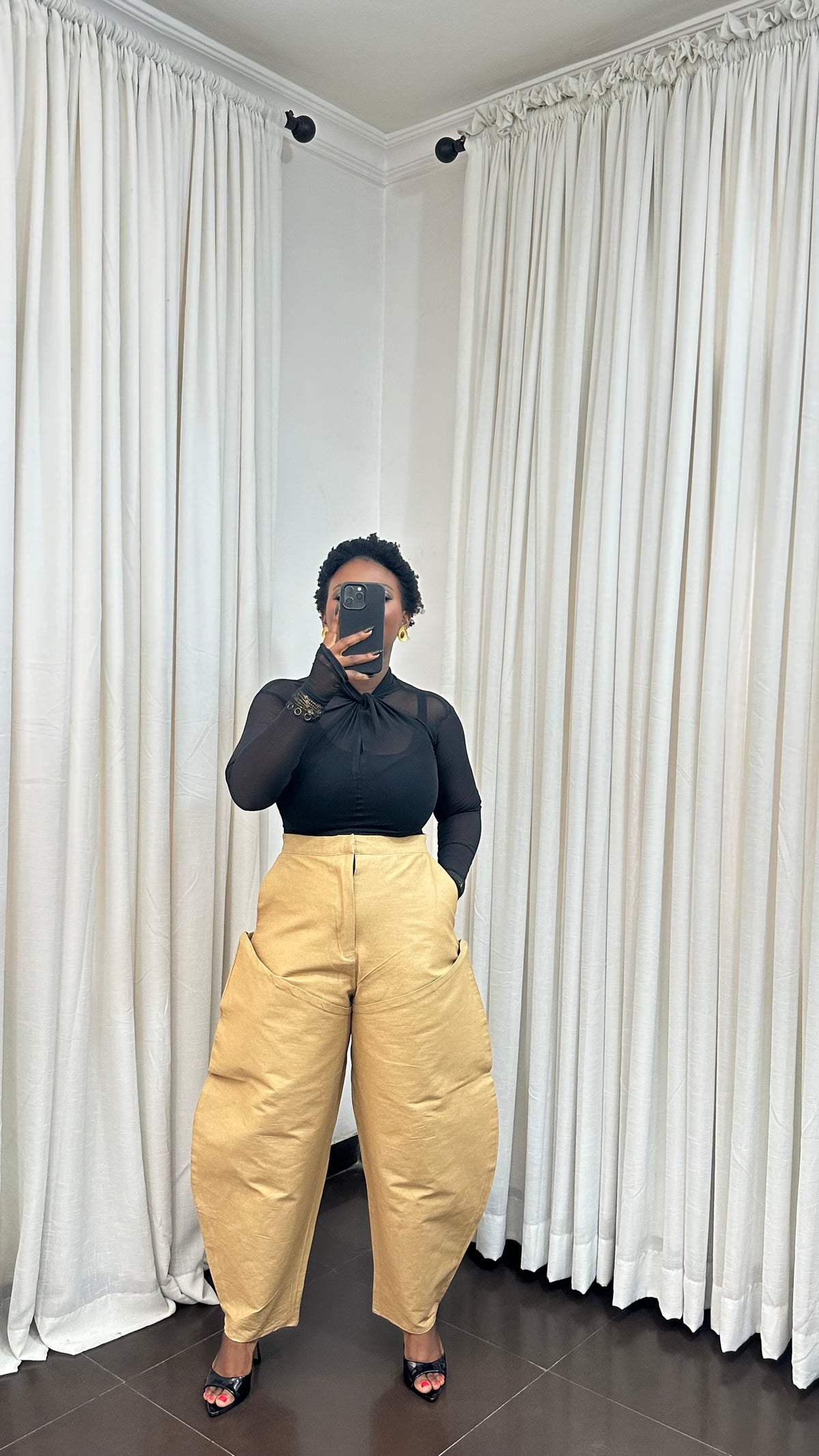 SL Signature barrel Denim Trouser
