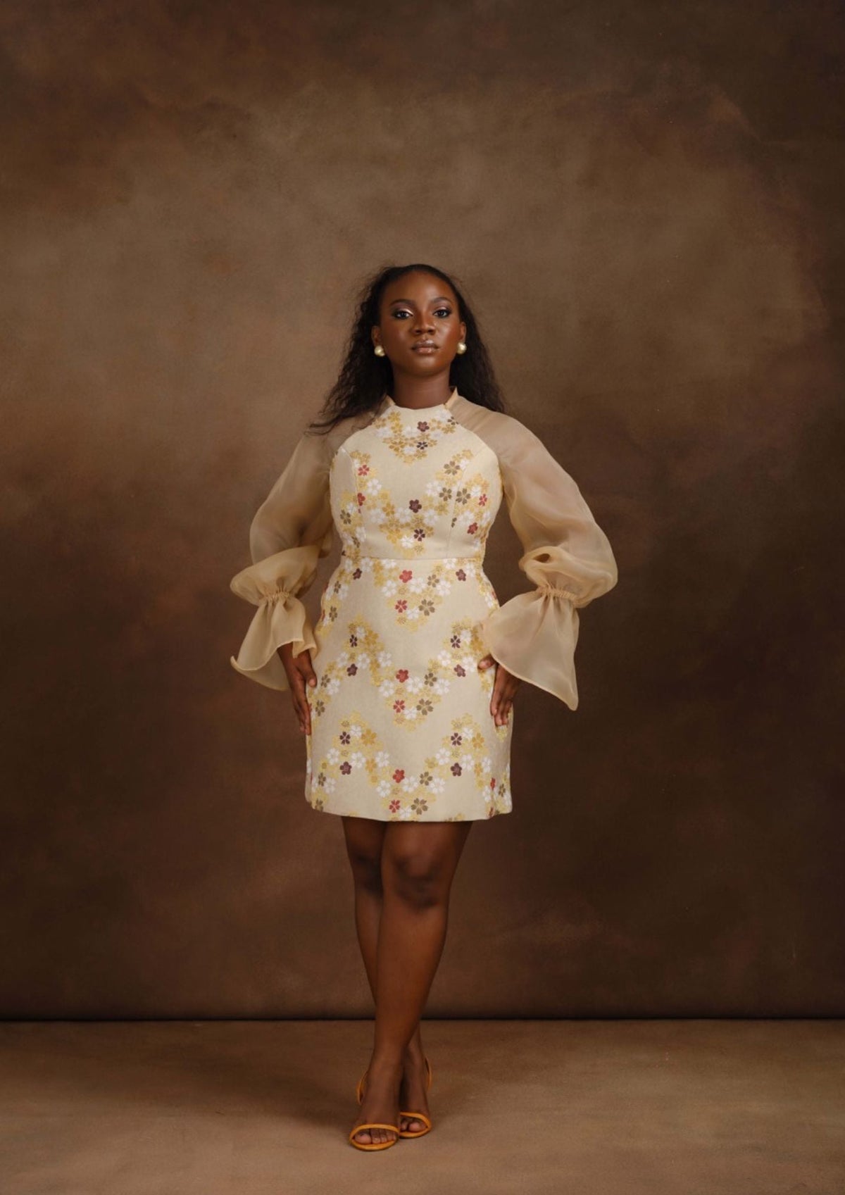 Bukola Brocade Dress