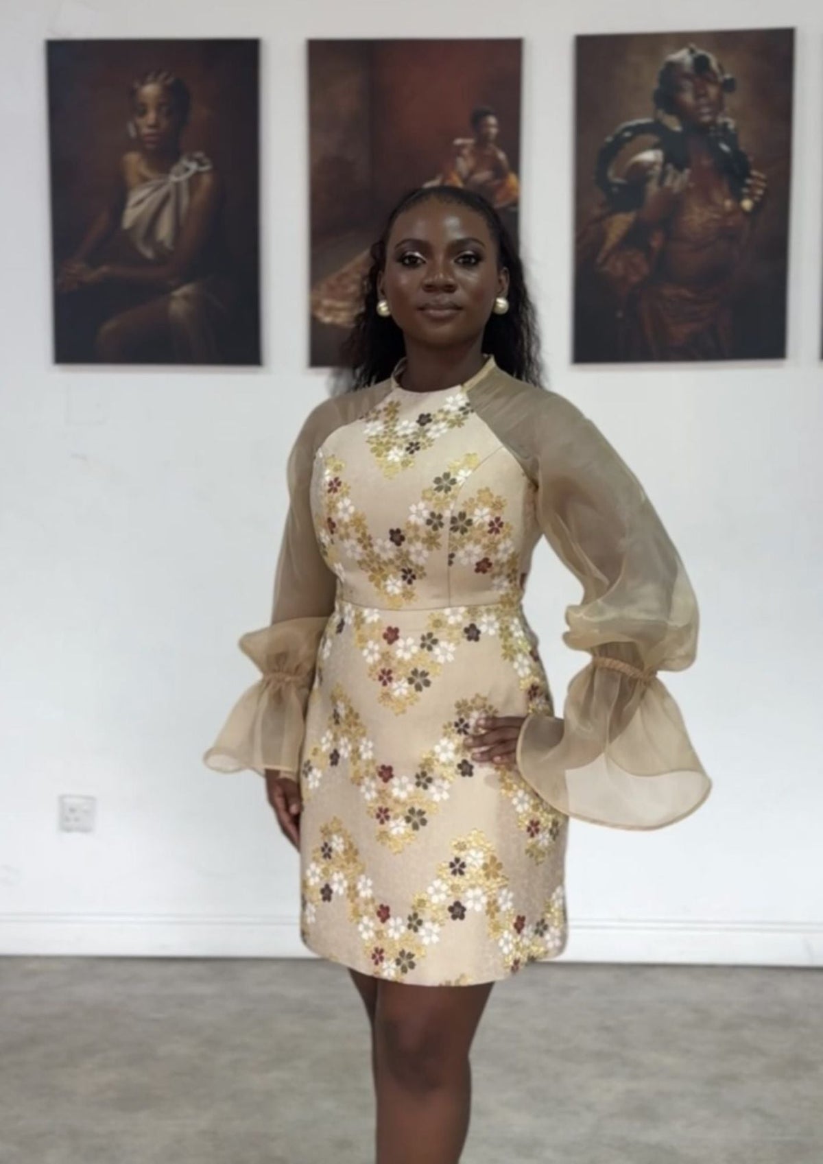 Bukola Brocade Dress