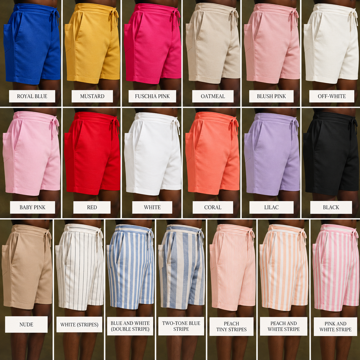 Men's Linen Shorts