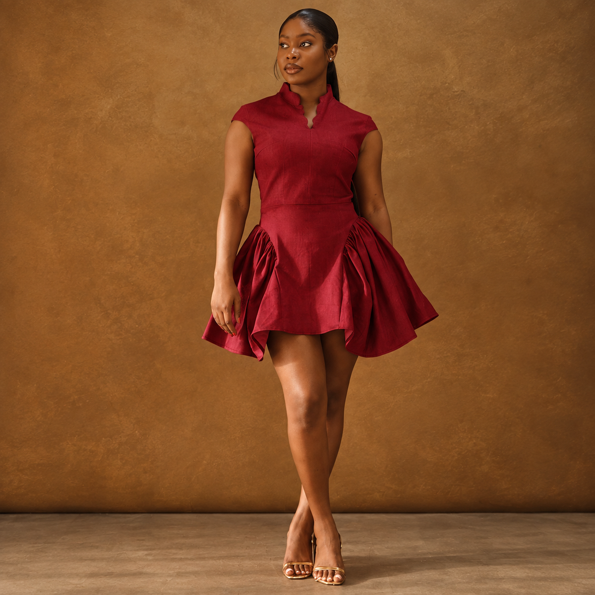 Teniola Mini Denim Dress