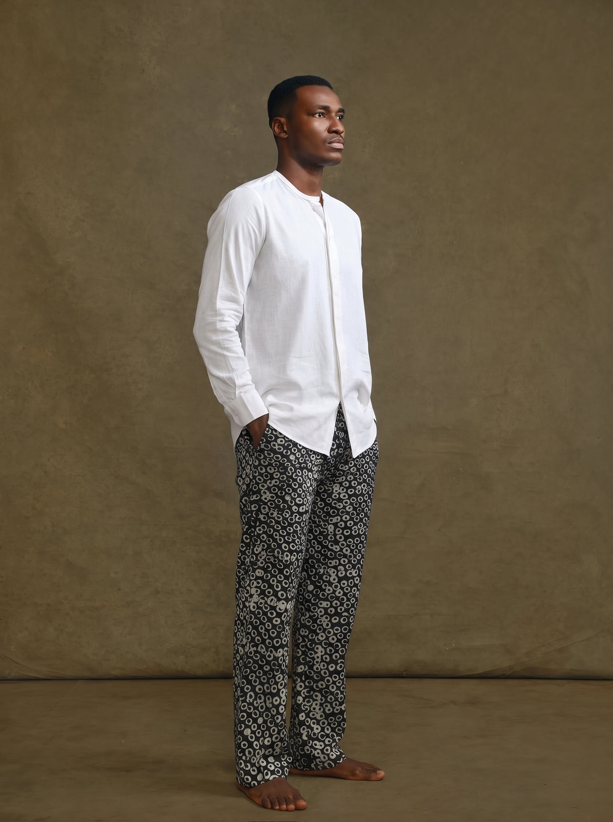 Men's Ankara Mix and Match Trouser