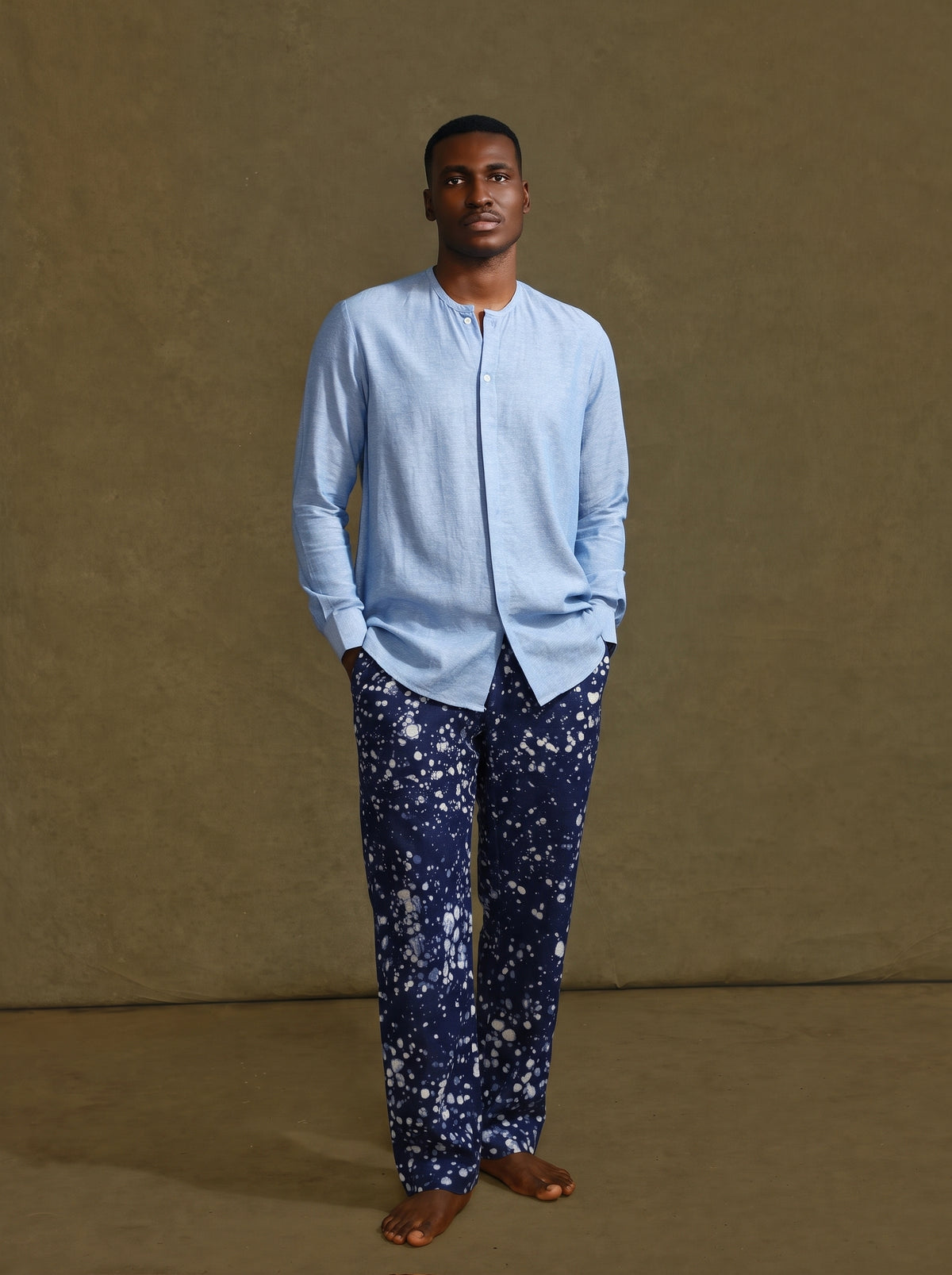 Men's Splash Adire Trousers