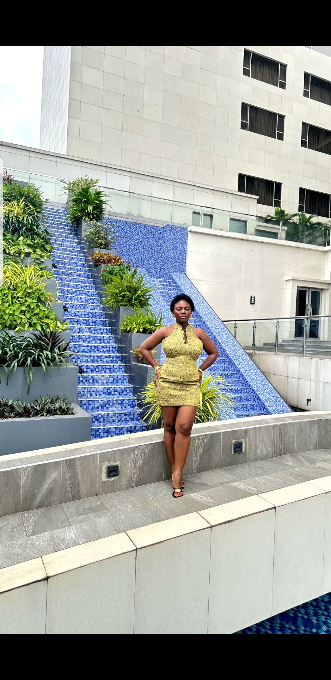 Yobe Brocade skirt set
