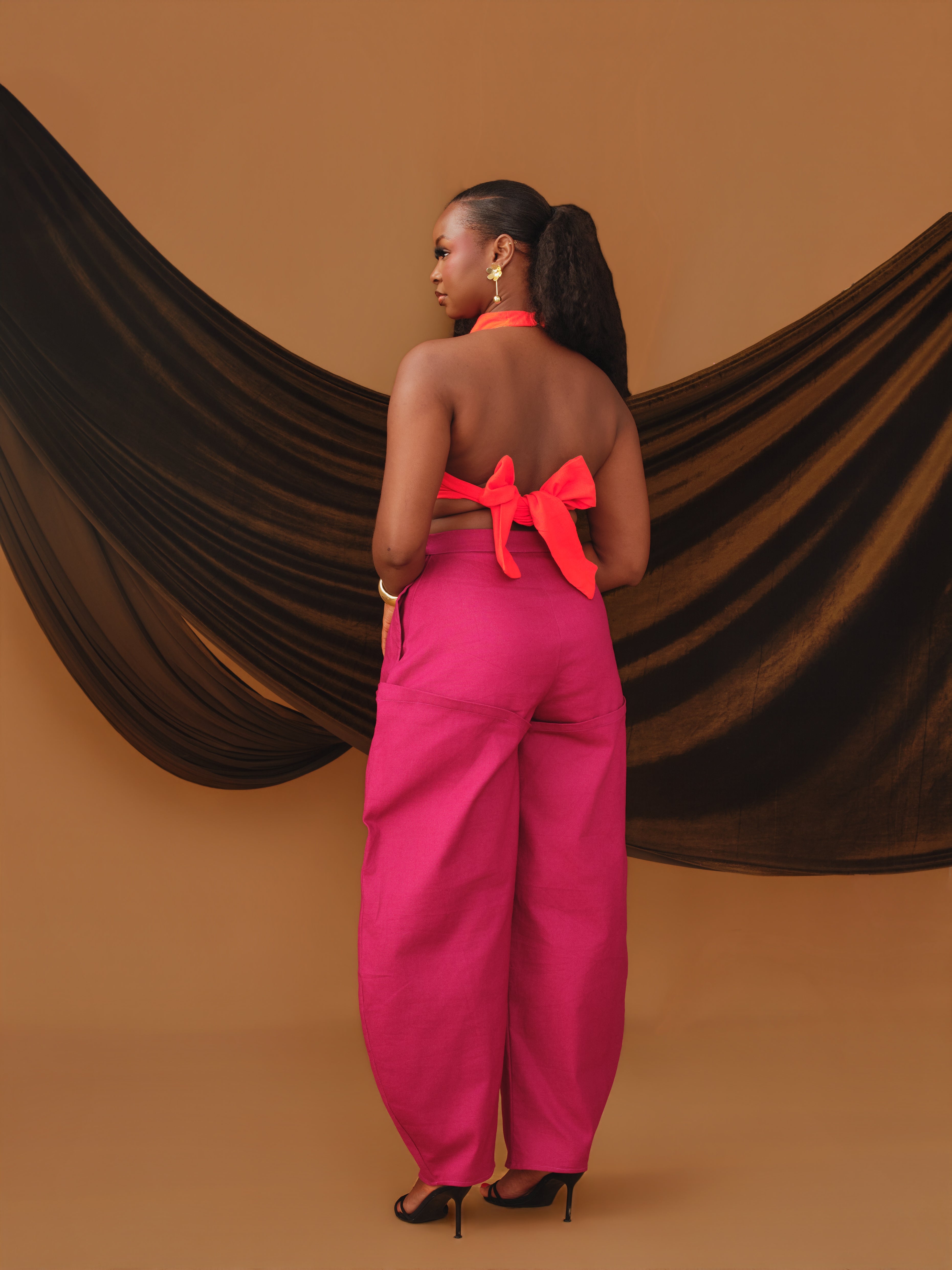 Yobe Bralette x SL Barrel Trouser Set